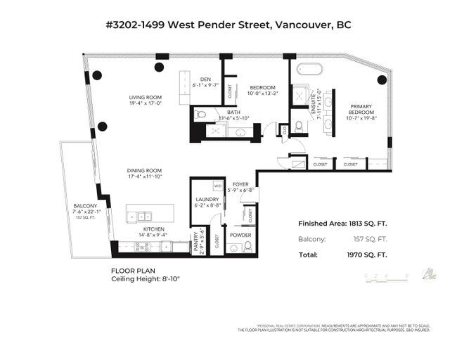 3202 - 1499 W Pender Street, Condo with 2 bedrooms, 2 bathrooms and 2 parking in Vancouver BC | Image 32
