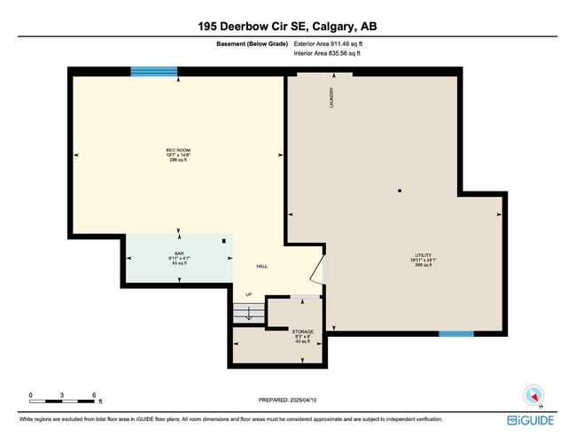 195 Deerbow Circle Se, House other with 3 bedrooms, 3 bathrooms and 2 parking in Calgary AB | Image 39