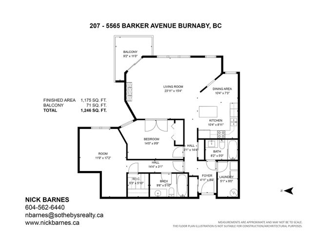 207 - 5565 Barker Avenue, Condo with 2 bedrooms, 2 bathrooms and 1 parking in Burnaby BC | Image 30