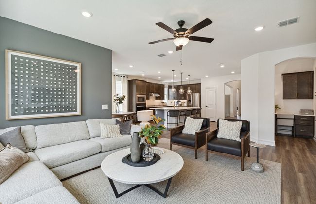 Gathering room drenched in natural light, creating a warm atmosphere *Model representation | Image 10