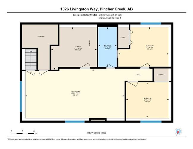1026 Livingston Way, Home with 4 bedrooms, 2 bathrooms and 2 parking in Pincher Creek AB | Image 33