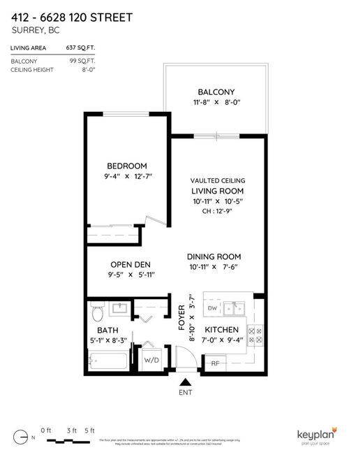 412-6628 120 St, Surrey, BC, V3W1T7 | Card Image