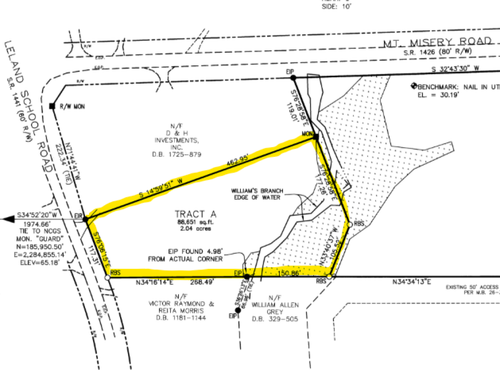 Tract A Leland School Road Ne, Leland, NC, 28451 | Card Image