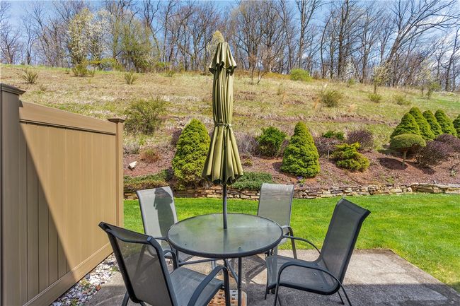 Lovely and Private Patio Area off the Kitchen with Beautiful View. | Image 14
