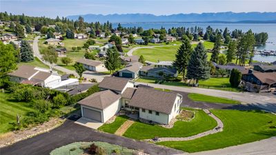 Aerial of the neighborhood and Flathead Lake | Image 3