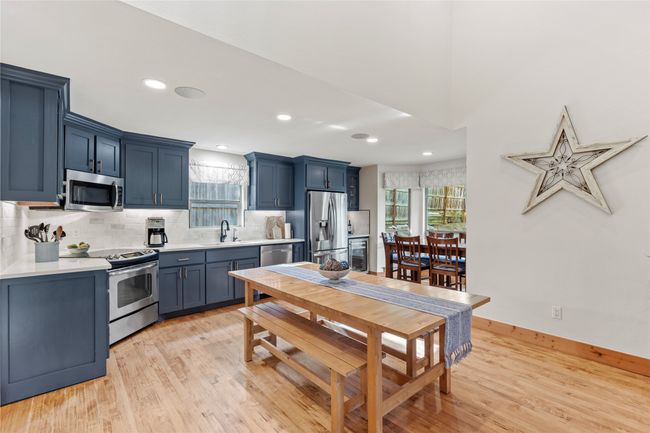 Stainless Steel Appliances Including a Beverage / Wine Refrigerator. | Image 11