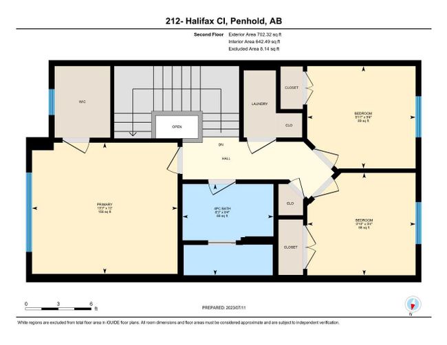 258 Halifax Close, Home with 3 bedrooms, 1 bathrooms and 2 parking in Penhold AB | Image 21