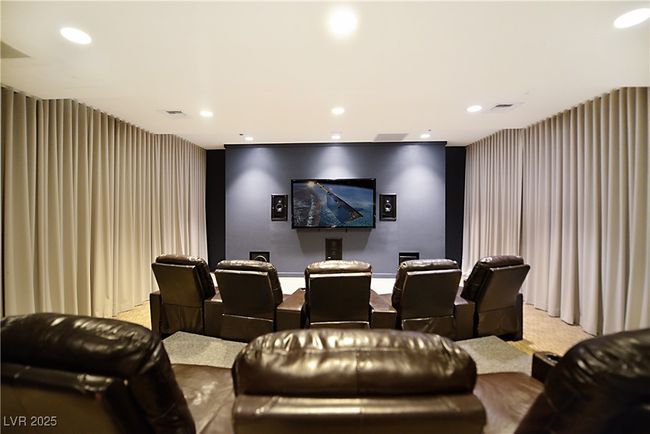 Theater featuring recessed lighting and visible vents | Image 43