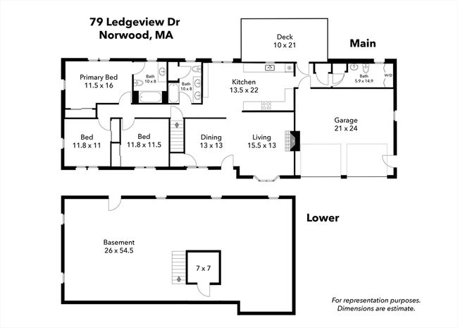 79 Ledgeview Dr, House other with 3 bedrooms, 3 bathrooms and 4 parking in Norwood MA | Image 38