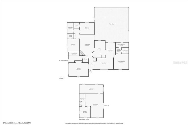 2 Walnut Ct, House other with 4 bedrooms, 3 bathrooms and null parking in ORMOND BEACH FL | Image 67