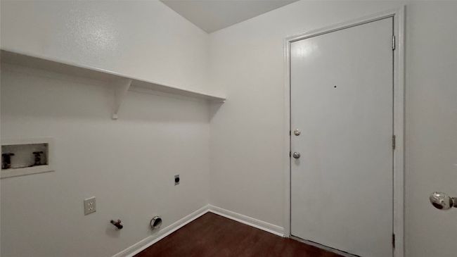 Laundryroom featuring hookup for a washing machine, electric dryer hookup, and gas dryer hookup | Image 15