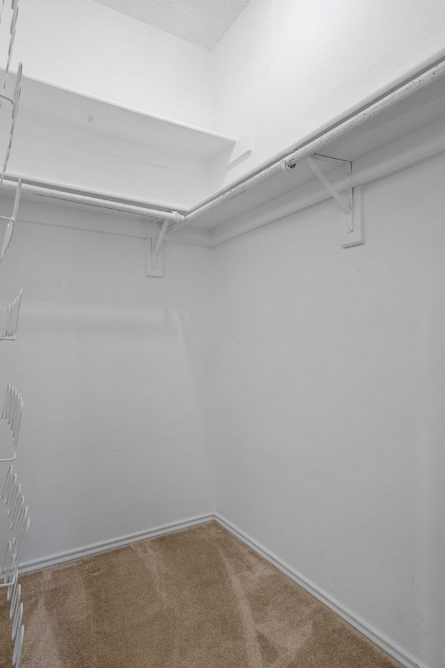 Spacious closet featuring carpet | Image 18