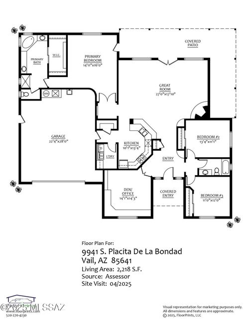 9941 S Placita De La Bondad, Vail, AZ, 85641-2056 | Card Image