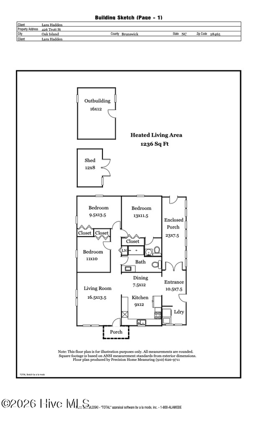 426 Trott St, Oak Island, NC, 28465-8013 | Card Image