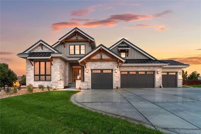 Rare Ranch Floorplan - The Ridgeview Plan Elevation 1A - 2nd Story FAUX Windows are for Dramatic Look Only | Image 3