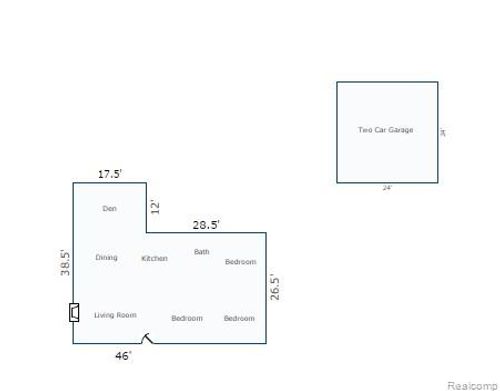 13128 Talbot Ave, Huntington Woods, MI, 48070-1024 | Card Image