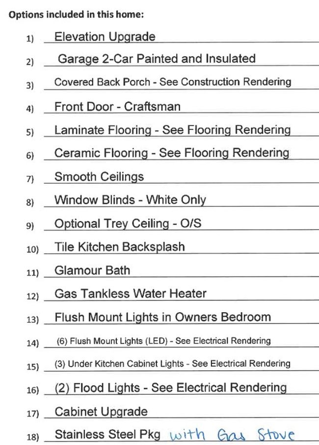 Included features in lot 245 at Salem Landing | Image 4