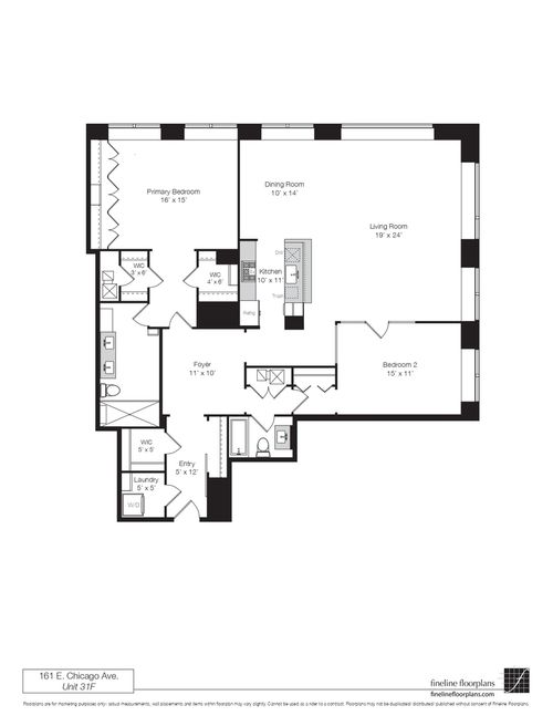 unit-31f-161 E Chicago Ave, Chicago, IL, 60611-2620 | Card Image