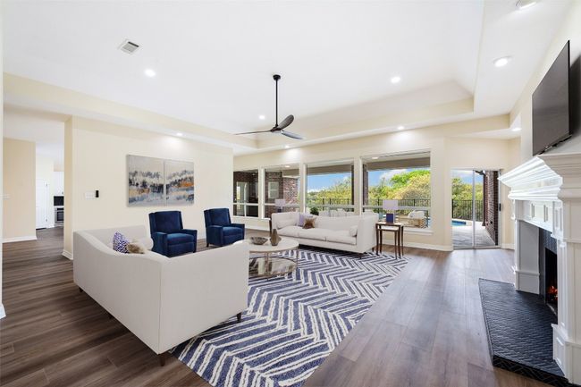 View of main living area from foyer. Virtually staged. | Image 8