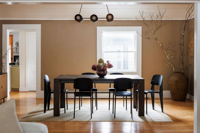 Dining area with light hardwood / wood-style flooring | Image 8