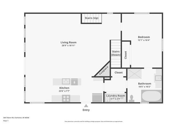 3641 Mann Rd, House other with 4 bedrooms, 3 bathrooms and null parking in Clarkston MI | Image 65