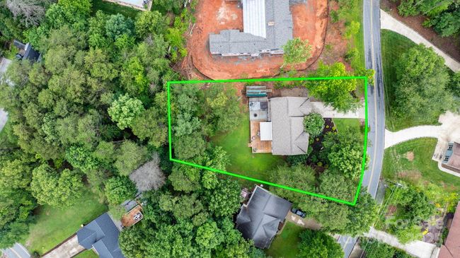 Approx. property lines shown. Survey markers can be seen at the corners. | Image 38