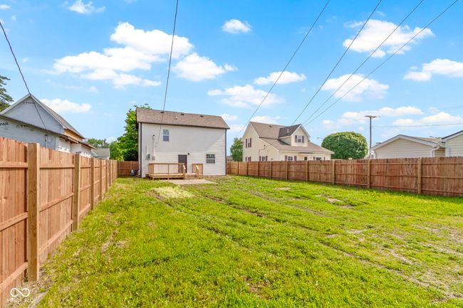 rear view of property with a deck | Image 39