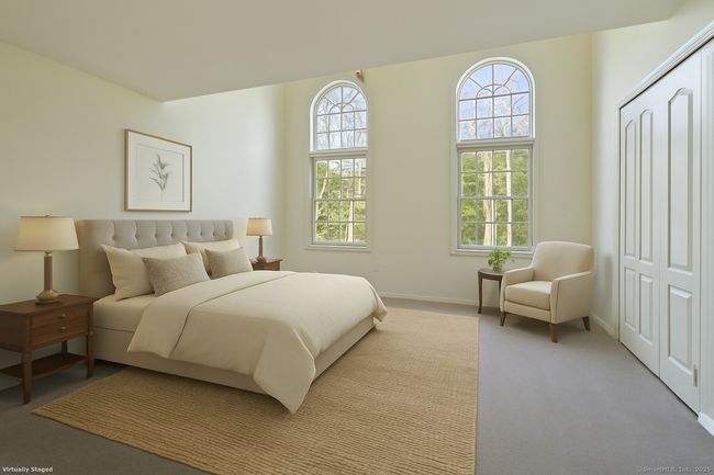 Virtually staged primary bedroom | Image 16