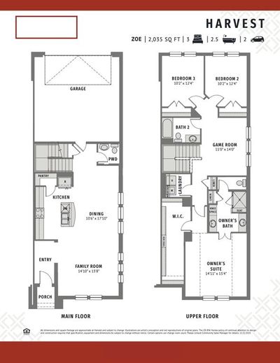 An end unit home featuring a fantastic open concept design and flooded with natural light, our Zoe floor plan is always in demand! | Image 2