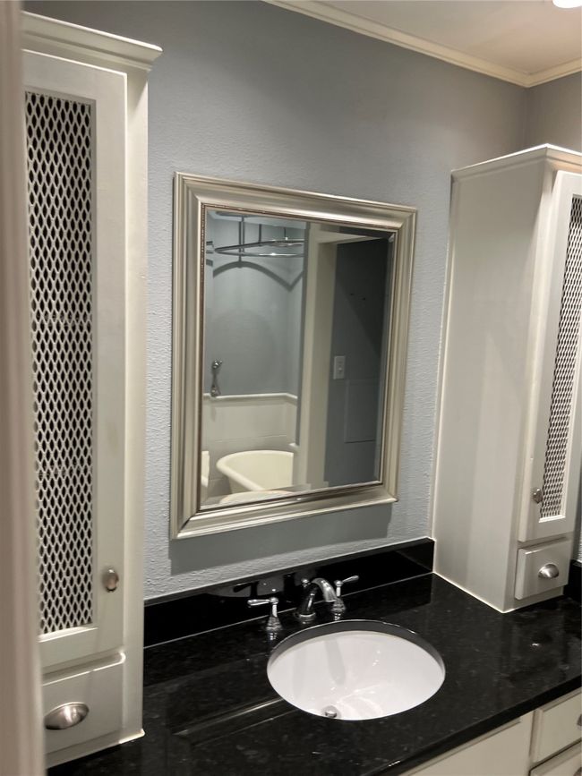 Bathroom with vanity and crown molding | Image 23