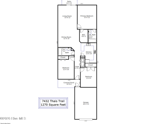 7432 Thais Trl, Wilmington, NC, 28411-6400 | Card Image
