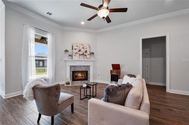 Living room with gas fireplace | Image 5