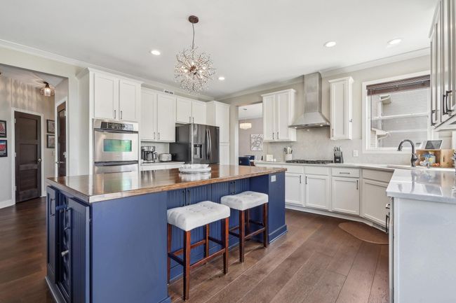 Beautifully updated limestone gas fireplace | Image 14
