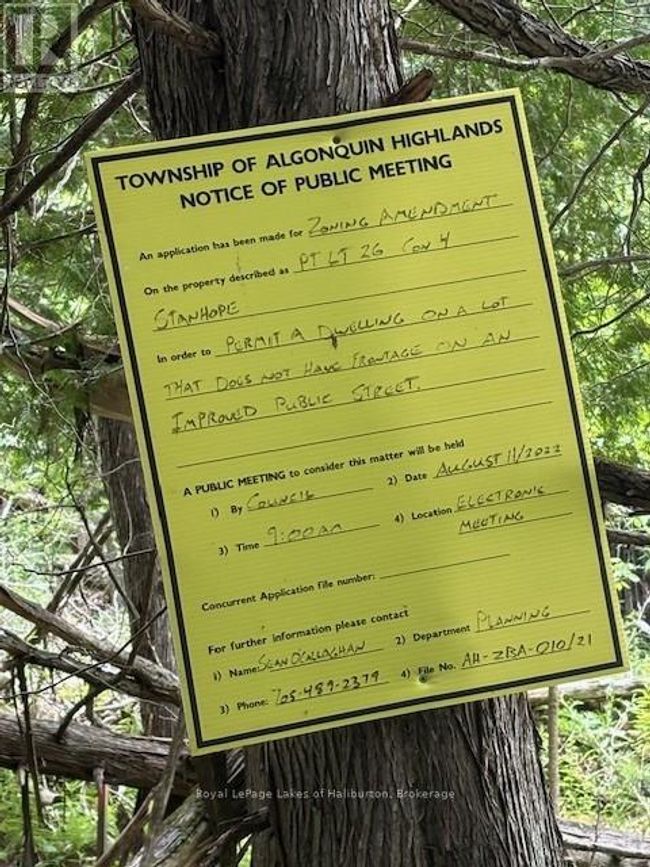 Lot 70 25th Line, Home with 0 bedrooms, 0 bathrooms and null parking in Algonquin Highlands (Stanhope) ON | Image 25