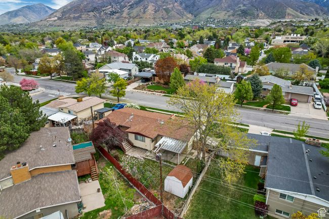 Drone / aerial view featuring a mountain view and a residential view | Image 33