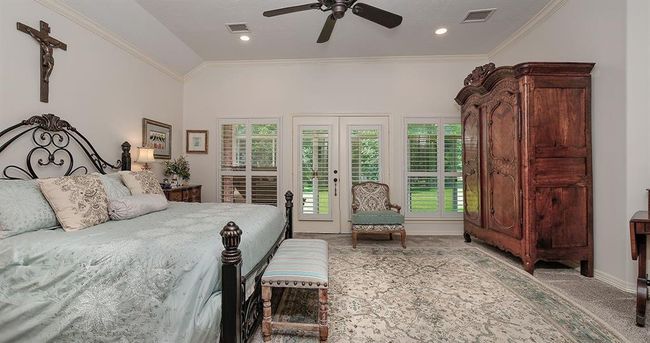 Spacious Master Bedroom w/ french door leading to patio | Image 18