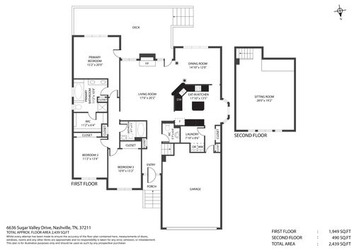 6636 Sugar Valley Dr, Nashville, TN, 37211-8555 | Card Image