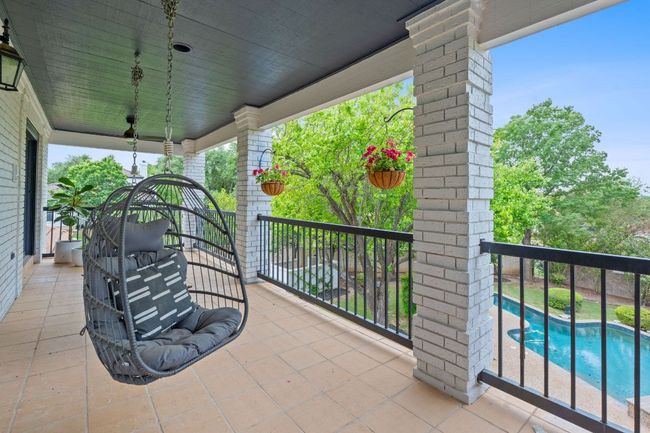 View from the private patio / terrace overlooking pool | Image 22