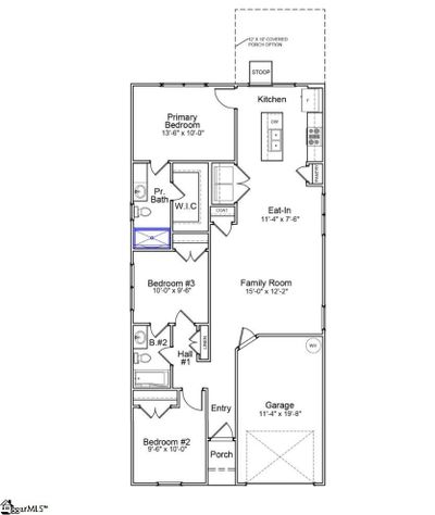 LOT-27 - 2076 Mayfair Mill Avenue, House other with 3 bedrooms, 2 bathrooms and 1 parking in Spartanburg SC | Image 2