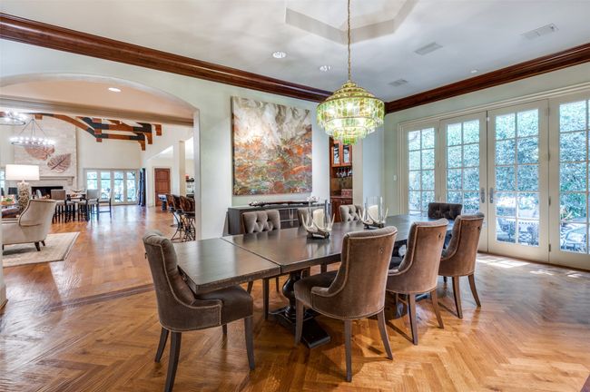 Dining Room is conveniently located off the Kitchen, Great Room, and Walk-In Bar | Image 11