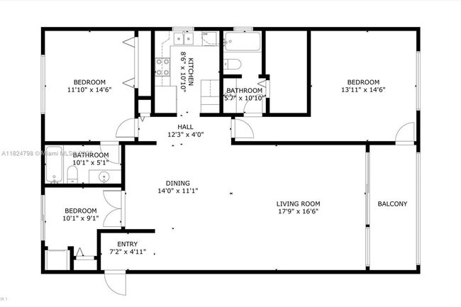 APT-4 - 3660 Citrus Trce, Condo with 2 bedrooms, 2 bathrooms and null parking in Davie FL | Image 17