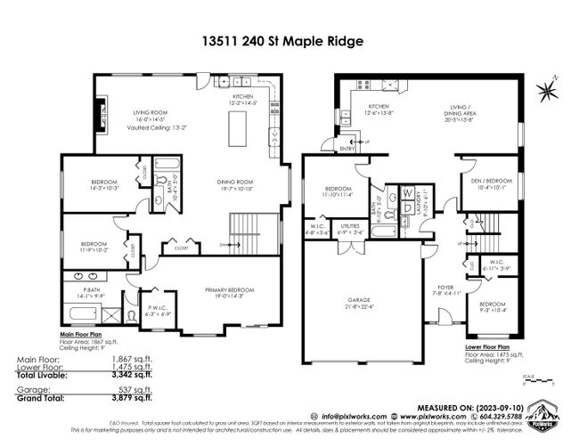 5 - 13511 240 Street, House other with 6 bedrooms, 3 bathrooms and 4 parking in Maple Ridge BC | Image 39