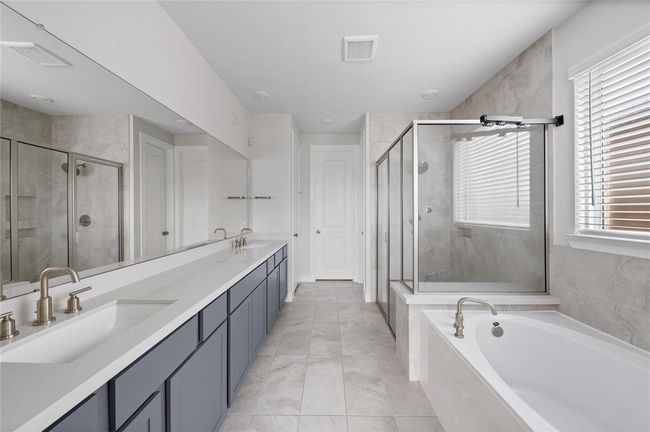 Primary Bathroom Featuring Soaking Tub, Separate Shower, and Spacious Walk-In Closet | Image 11