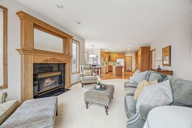 Family room is open to the kitchen. | Image 8