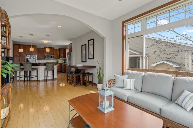Looking back to the kitchen from the sunroom there's space for an informal table between the kitchen and sunroom. | Image 8