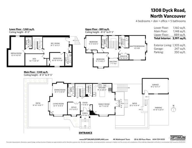 1308 Dyck Road, House other with 4 bedrooms, 5 bathrooms and 2 parking in North Vancouver BC | Image 17