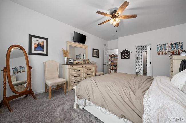 Bedroom featuring carpet floors and a ceiling fan | Image 15