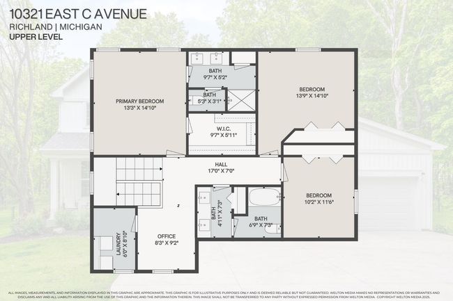 10321 E C Ave, House other with 4 bedrooms, 4 bathrooms and null parking in Richland MI | Image 47