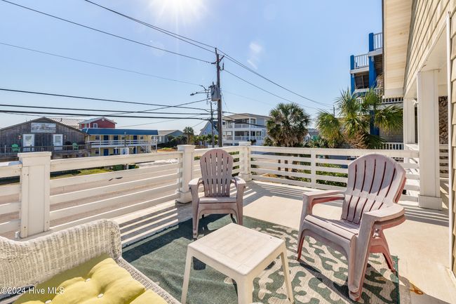 View of private deck for upper unit | Image 44