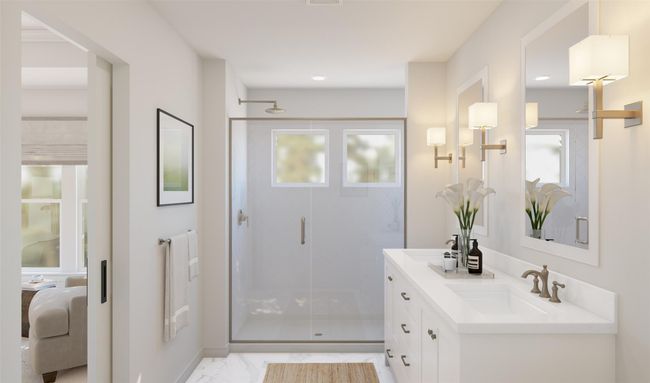 Serene primary bath (*Artist rendering used for illustration purposes only.) | Image 11